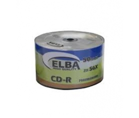 ELBA CD-R 700MB/80MIN 56x SHRİNK 50Lİ CD-R